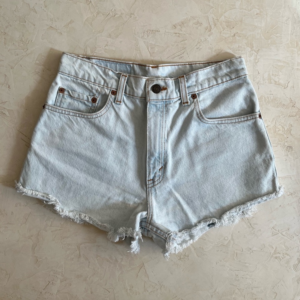 Levi’s denim cutoff shorts
